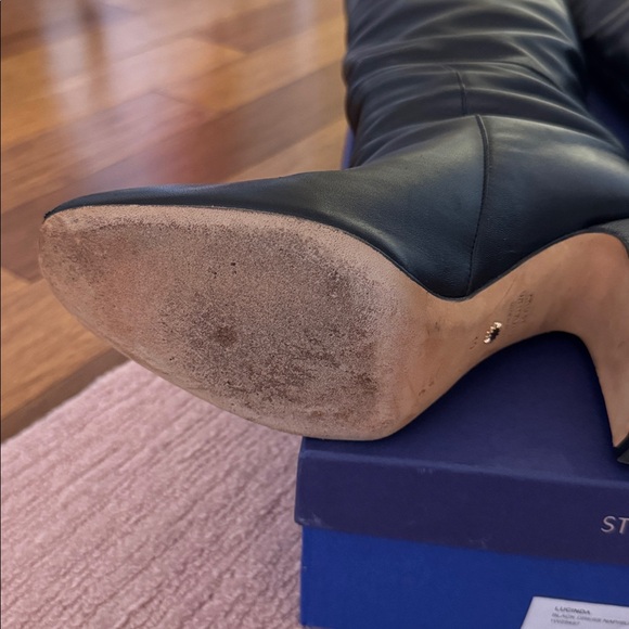 Stuart Weitzman Lucinda Leather Boots - Picture 8 of 11
